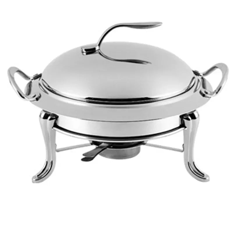 Thickened stainless steel alcohol dry gold pot small hotpot restaurant Pot hotel commercial household shabu fry pot in chizzyz kitchen