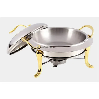 Thickened stainless steel alcohol dry gold pot small hotpot restaurant Pot hotel commercial household shabu fry pot in chizzyz kitchen