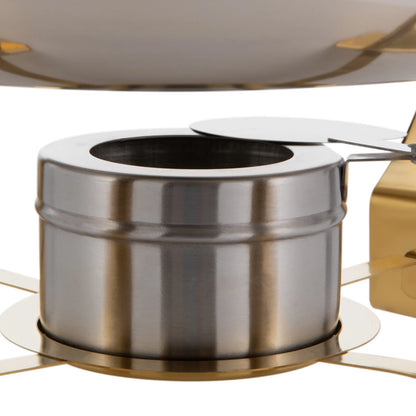 6L Stainless Diamond Hanging Lid Dining Stove Party Chafing Dish Buffet Set Gold/Silver